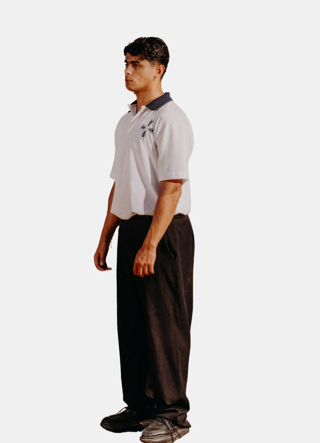 Quad Scarabs Boxy Polo