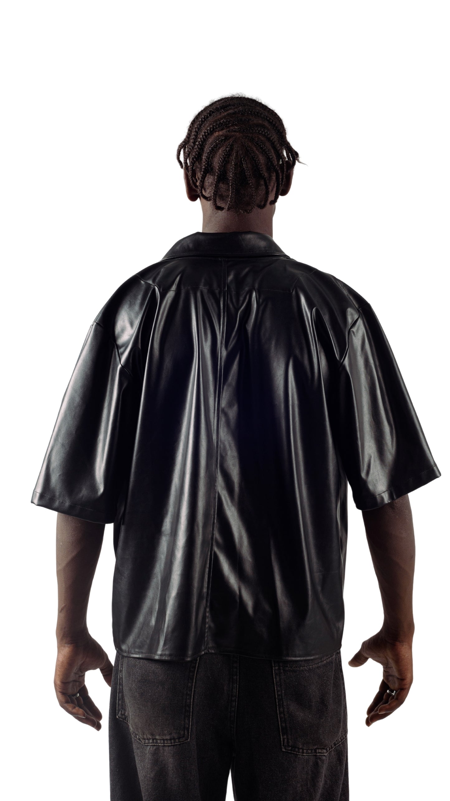 MV EBONY LEATHER SHIRT