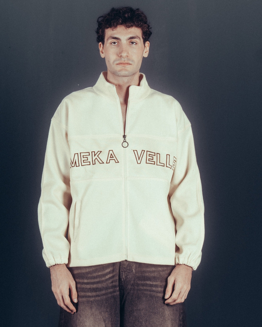 CREAM MEKAVELLE WINDBREAKER