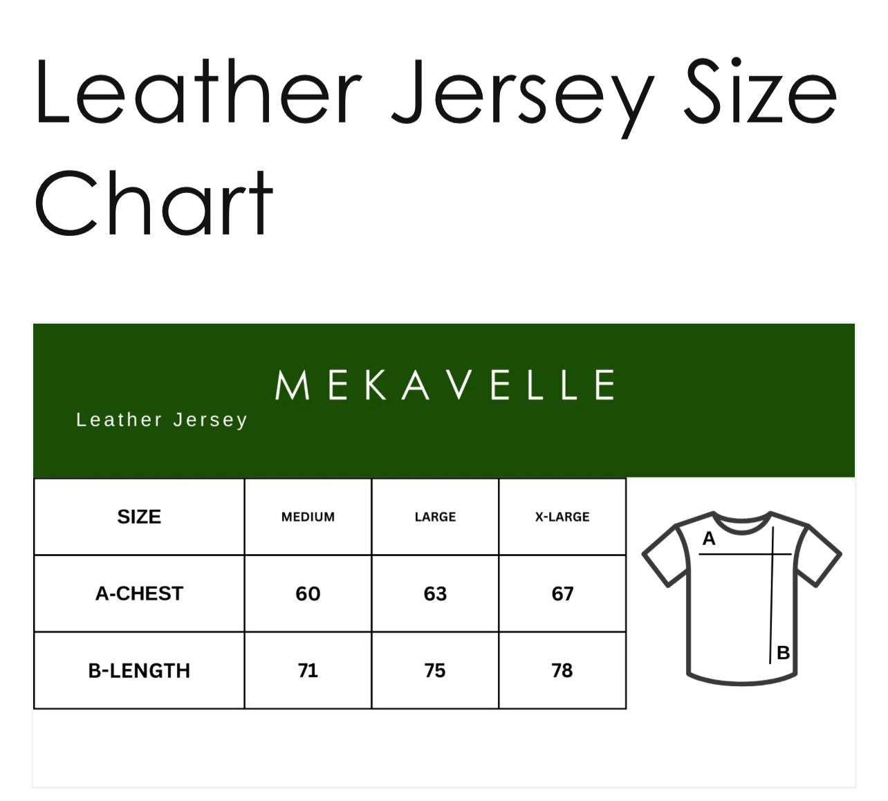 Mekavelle Leather Jersey