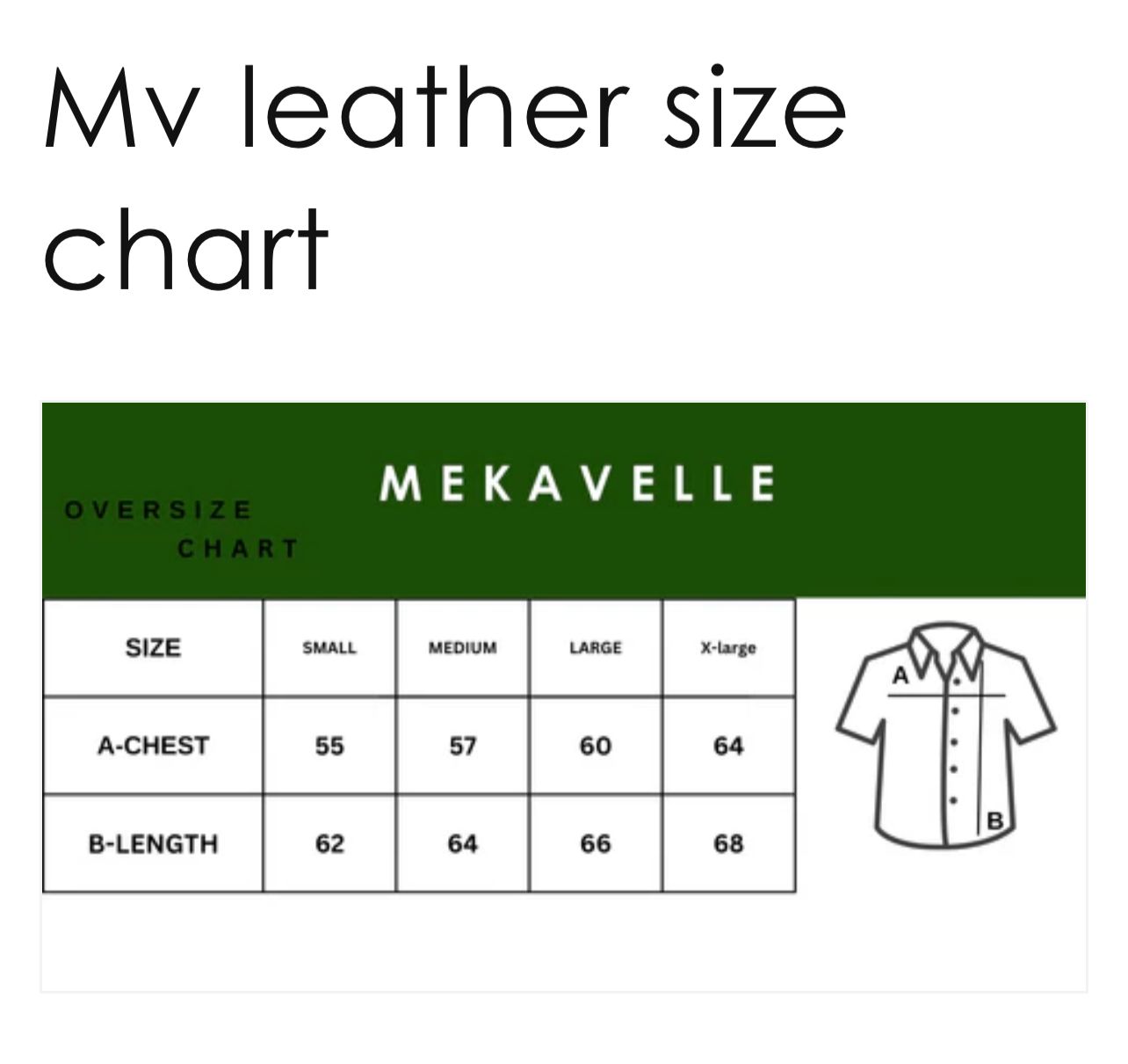 MV LEATHER SHIRT