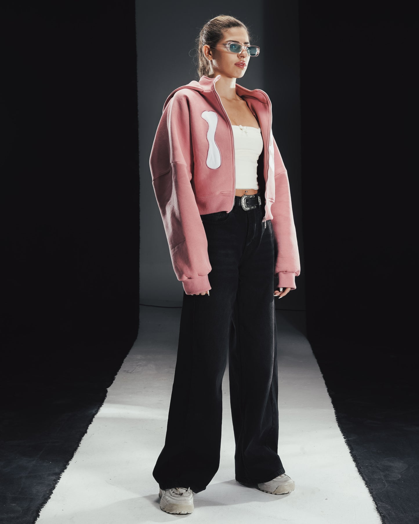 Blush 13 cropped jacket