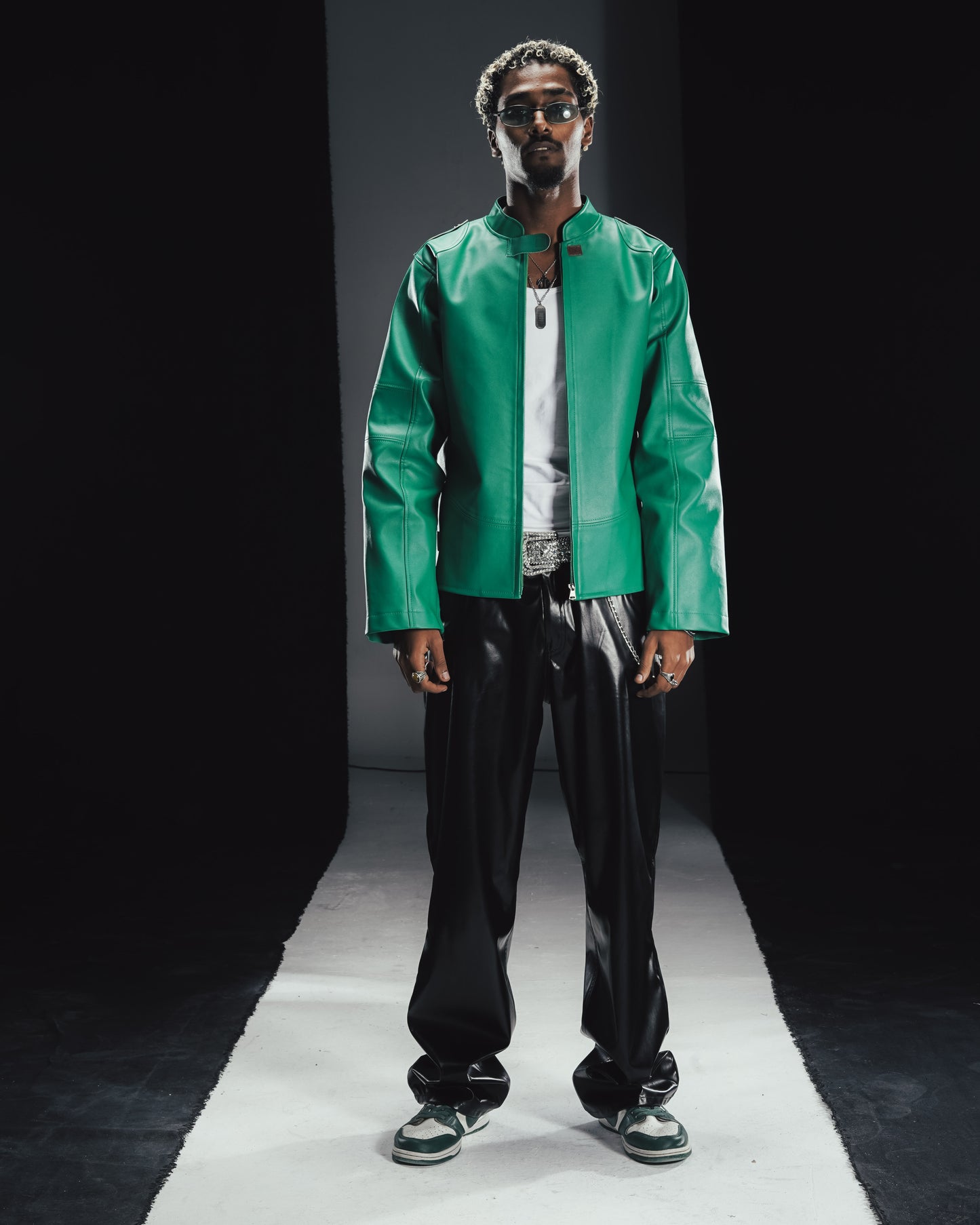Emerald Leather Jacket