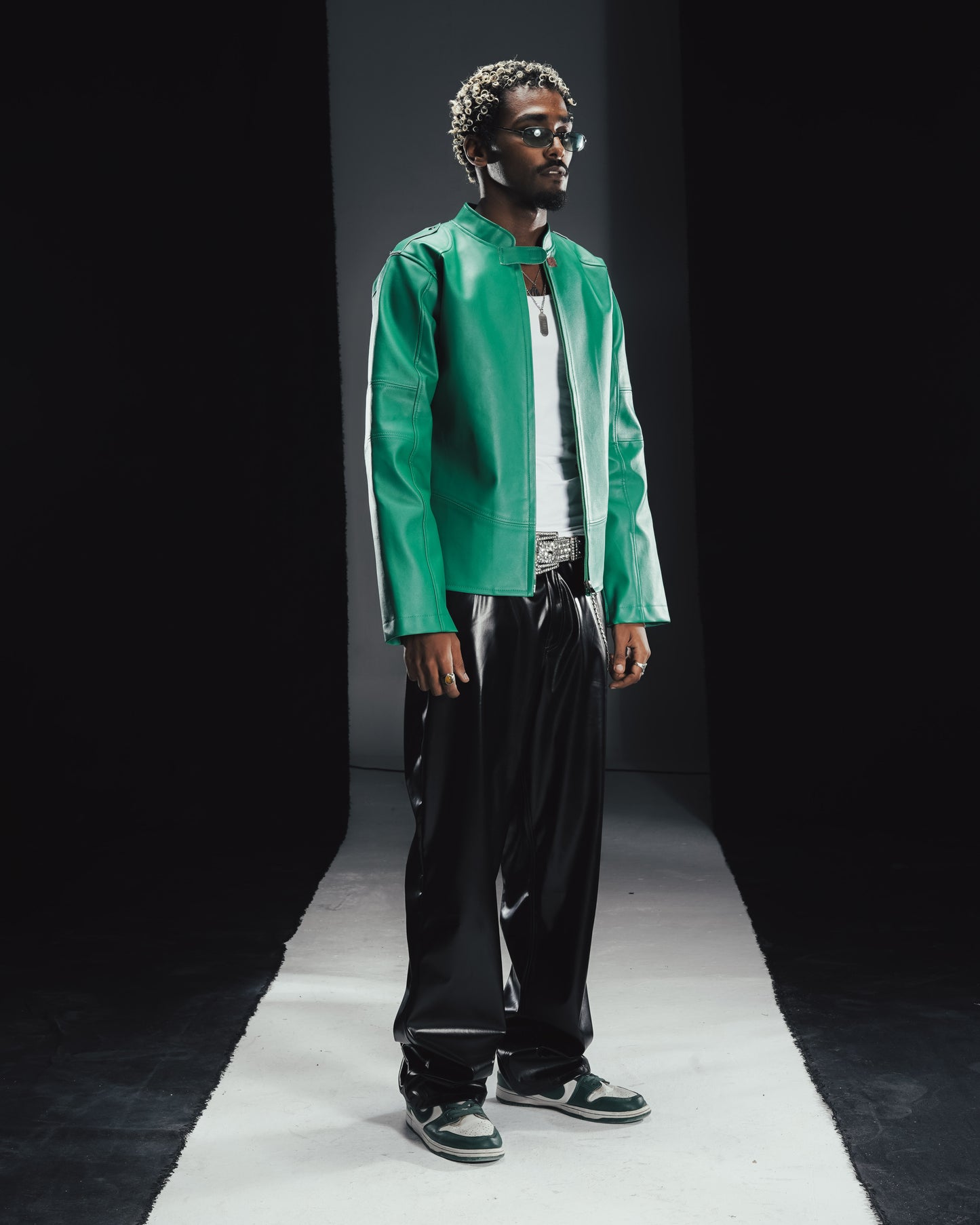 Emerald Leather Jacket