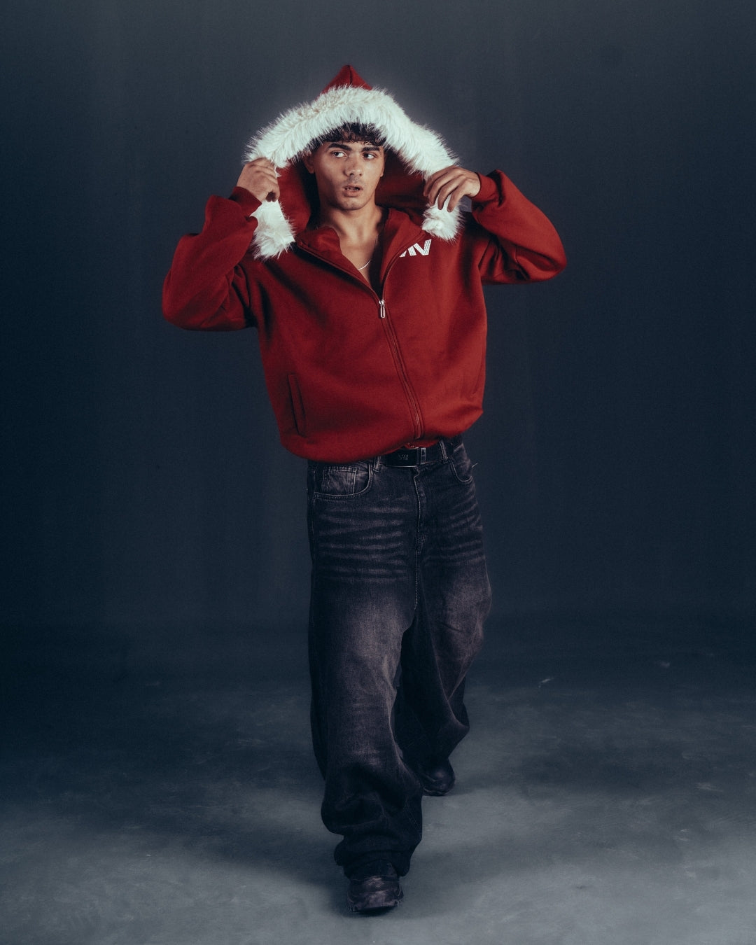SANTA CLAUS ZIP-UP