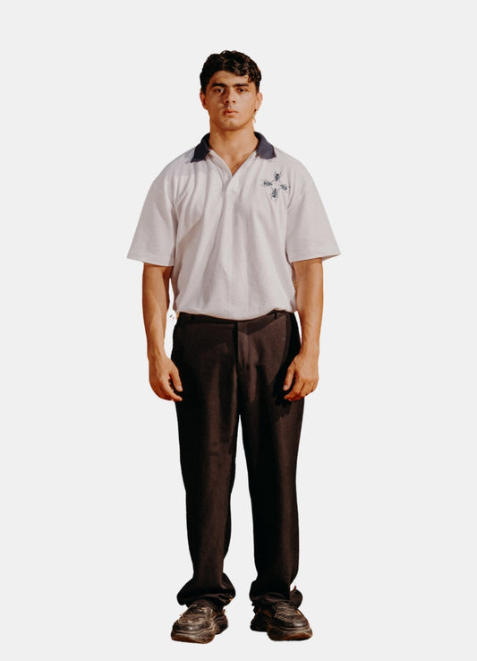 Quad Scarabs Boxy Polo