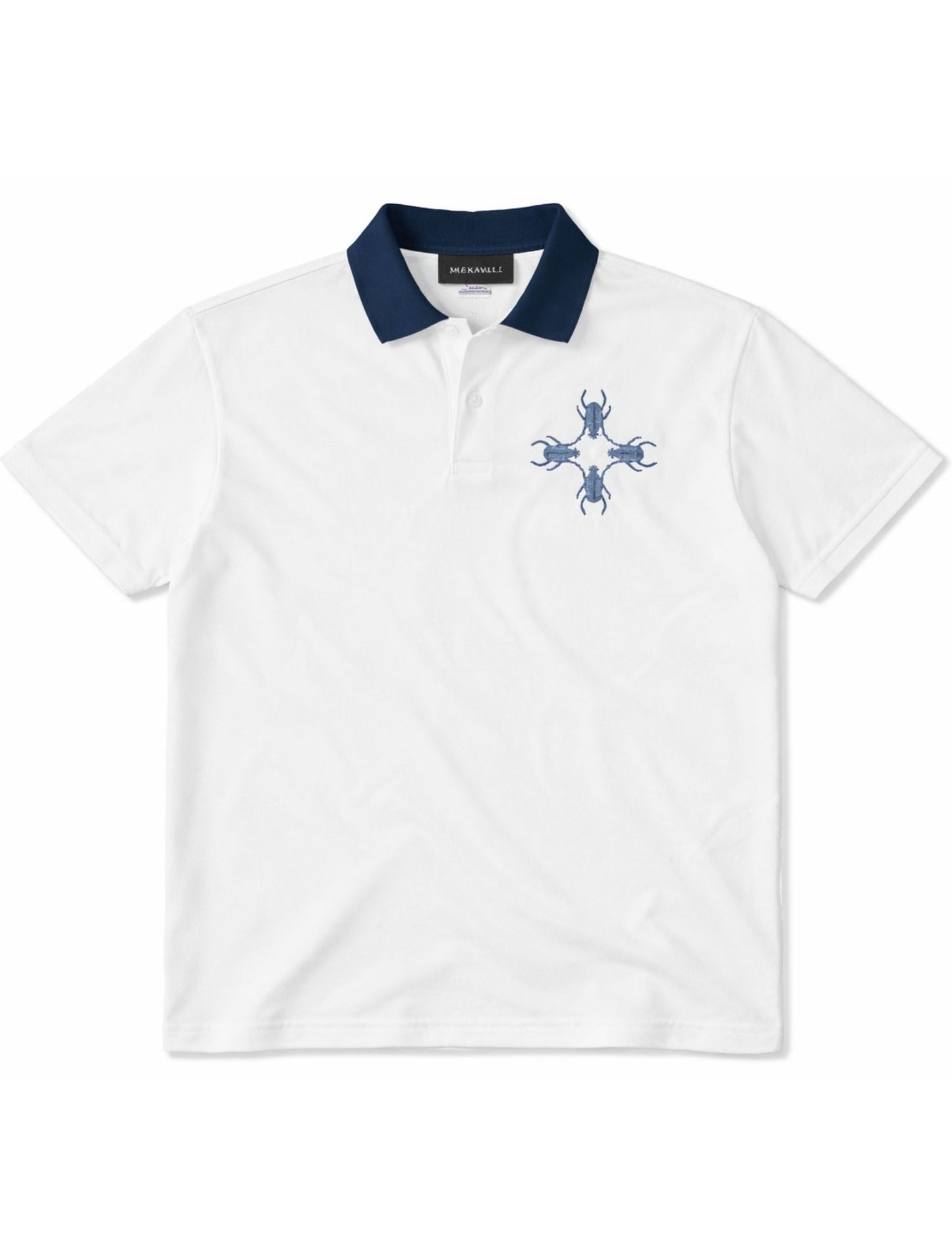 Quad Scarabs Boxy Polo