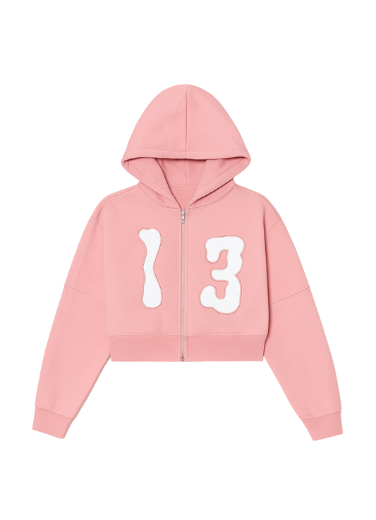 Blush 13 cropped jacket